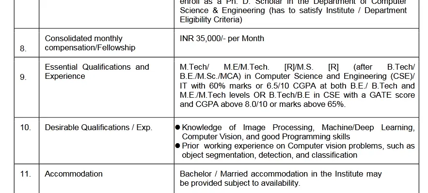 Computer Science Engineering Information Technology Engineering And Other Job Vacancies National Institute of Technology
