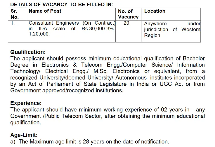 Consultant Engineer Job Vacancies RailTel Corporation of India Limited 