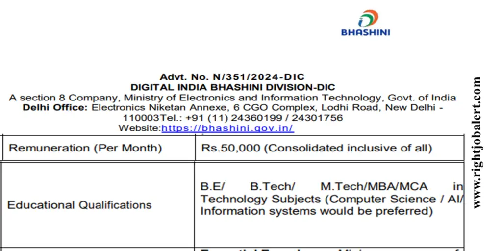 DIC 50000 Salary Young Professional B.E B.Tech M.Tech MBA MCA Job Opportunities