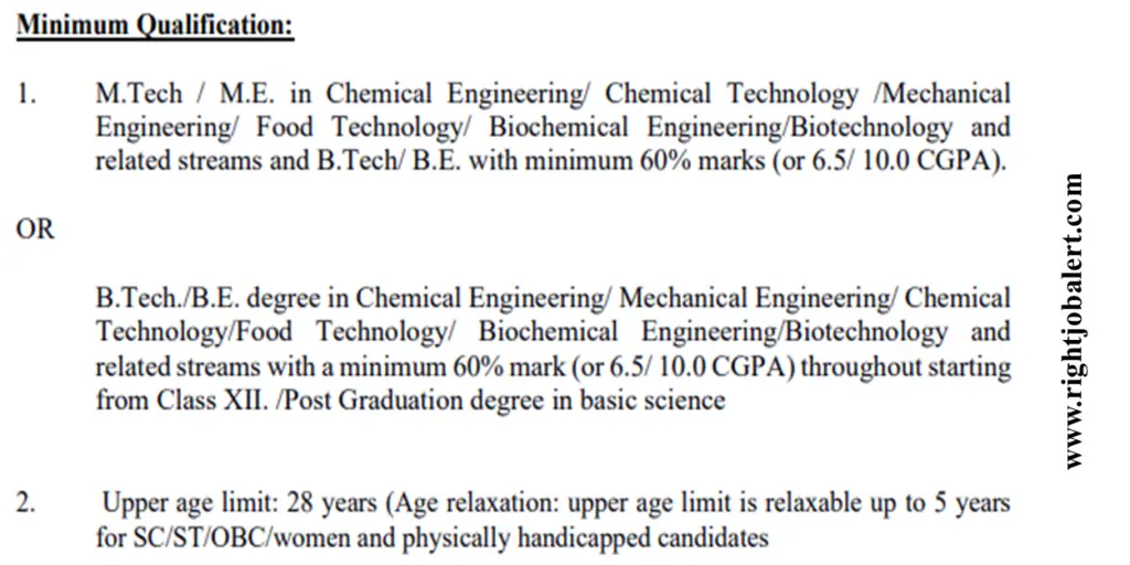 IIT Chemical,Mechanical.Biochemical Engineering,Chemical Technology,Food Technology and Biotechnology Job Opportunities 37K Salary