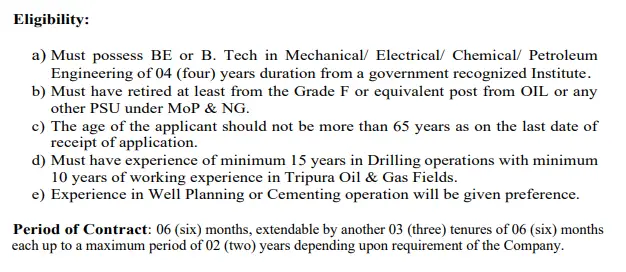 Oil India Limited Mechanical,Electrical,Chemical and Petroleum Engineering Job Opportunities 98,000 Salary